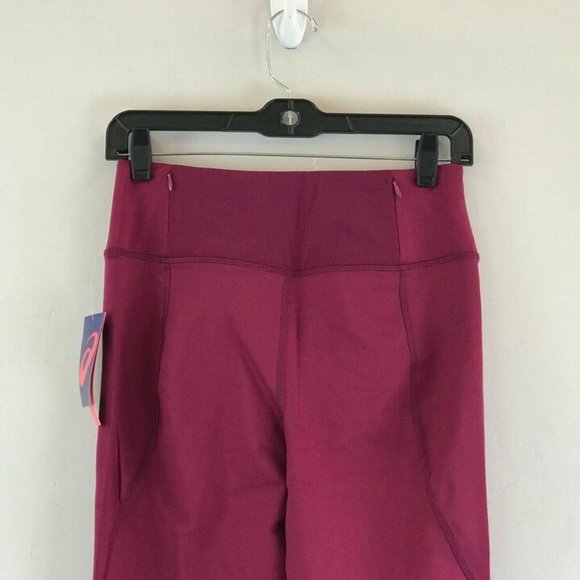 Asics W7/8 Fashion High Waisted Tight Legging - Women's Size M - Purple - Picture 11 of 12